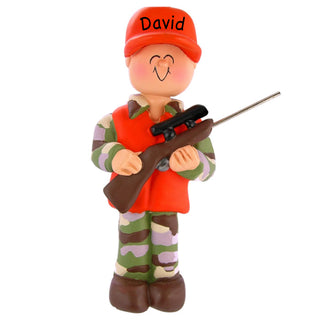 Personalized Hunter Ornament