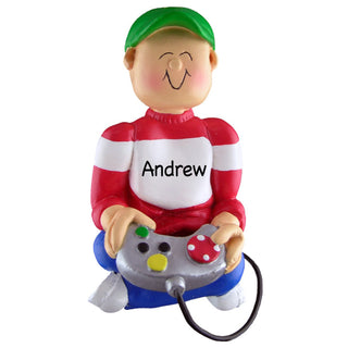 Personalized Video Game Player Ornament
