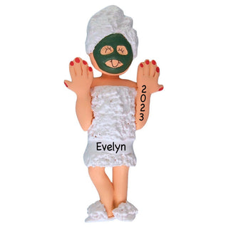 Personalized Spa Ornament