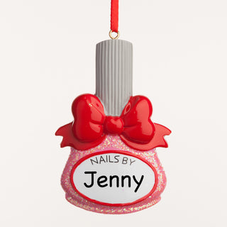 Personalized Nail Polish Ornament