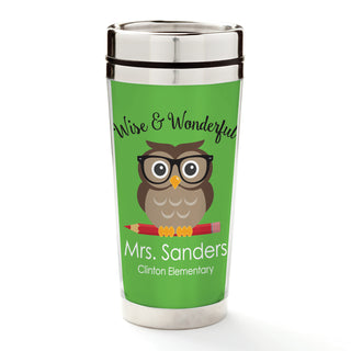 Wise & Wonderful Personalized Travel Mug
