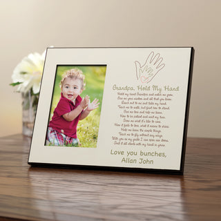 Grandpa Hold My Hand Personalized Frame