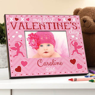 My First Valentine's Day Personalized Frame