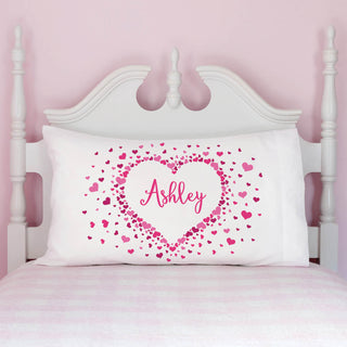 A Million Hearts Personalized Pillowcase