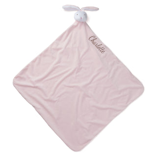 Personalized Bunny Nap Blanket---Pink