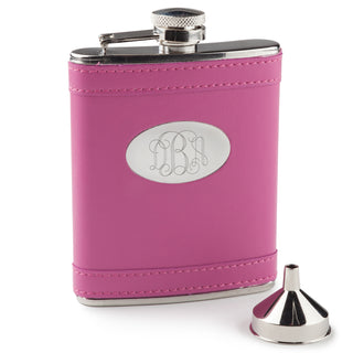 My Monogram Personalized Hot Pink Flask