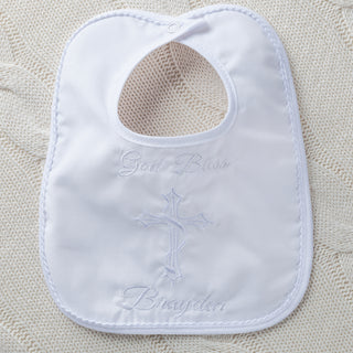 Personalized Boy's Christening Bib