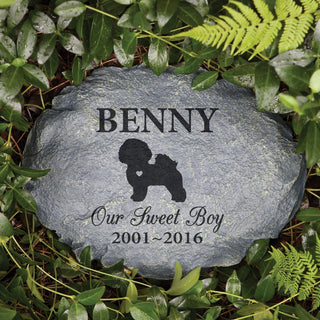 Dog Breed Memorial Garden Stone