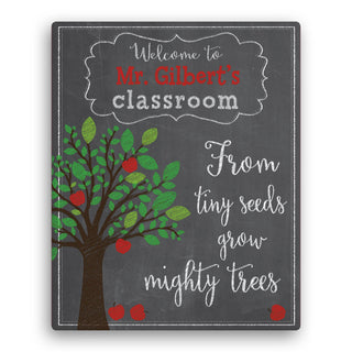 From Tiny Seeds Grow Mighty Trees 16x20 Personalized Canvas