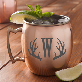 Antlers Personalized Moscow Mule Mug