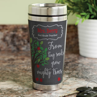 From Tiny Seeds Grow Mighty Trees Personalized Travel Mug