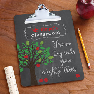 From Tiny Seeds Grow Mighty Trees Personalized Clipboard