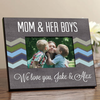 For Her Personalized Picture Frame---Blue