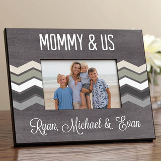 For Her Personalized Picture Frame---Gray