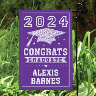 Graduation Garden Flag