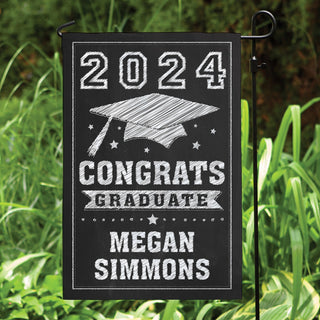 Congrats Graduate Personalized Garden Flag