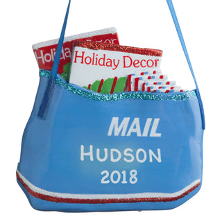 Personalized Mail Bag Ornament