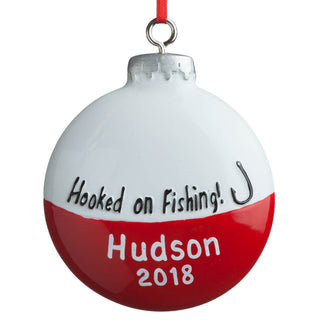 Hooked On Fishing Personalized Ornament