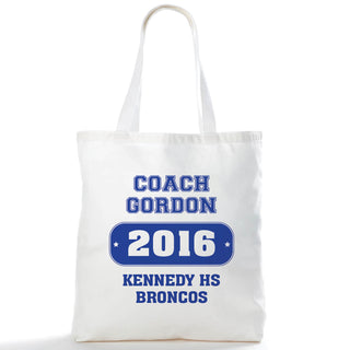 Coach's Personalized Tote Bag