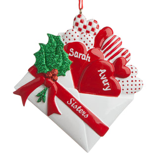 Two Sisters Personalized Ornament