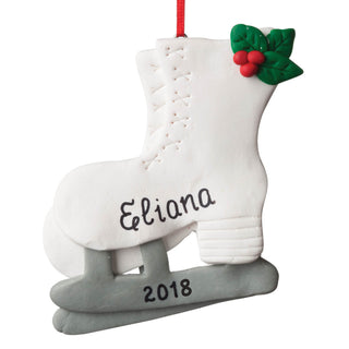 Holiday Ice Skates Personalized Ornament