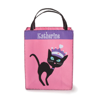 Groovy Cat Personalized Halloween Trick-or-Treat Bag