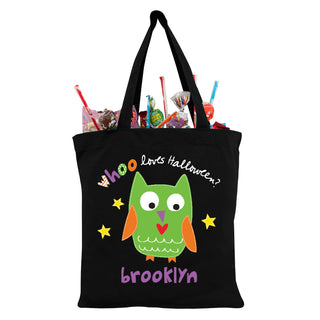 Sandra Magsamen Owl Personalized Treat Bag