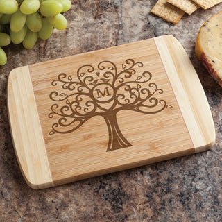 Family Tree Personalized Bamboo Cutting Board