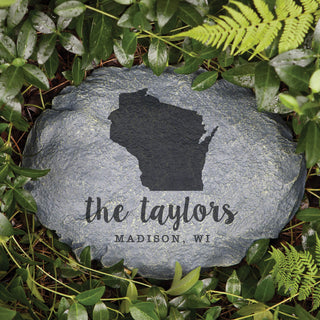 Home State Personalized Garden Stone