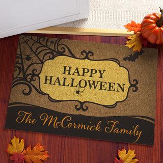 Happy Halloween Personalized Doormat