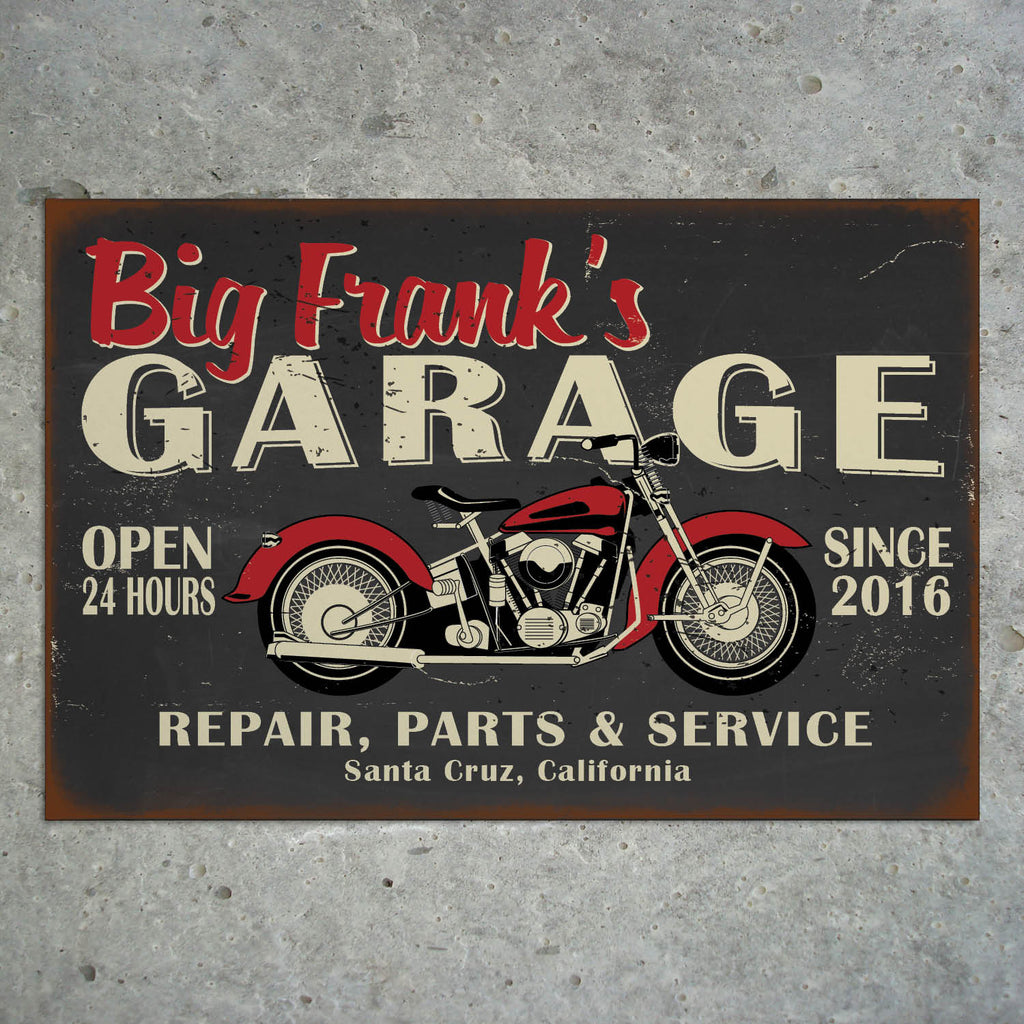 PERSONALIZED GARAGE DOORMAT Personalized