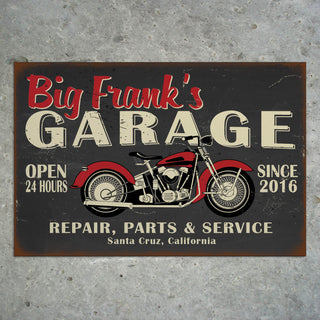My Garage Personalized Doormat - 18x27 Inch, 1/8" Thin