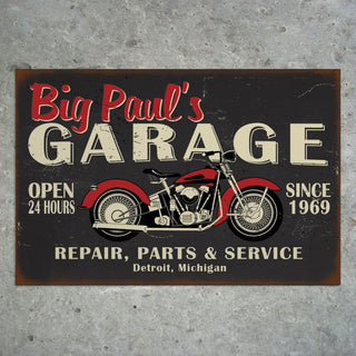 My Garage Personalized Oversized Doormat