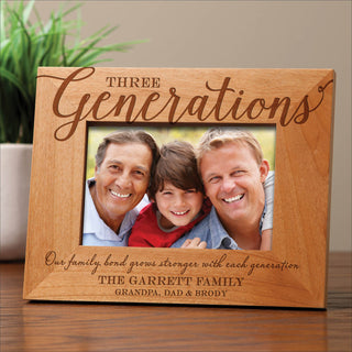 Generations Personalized Wood Frame