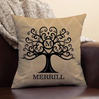 Welcome Tree Personalized 14" Throw Pillow
