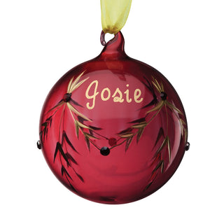 Personalized Birthstone Ornament---January
