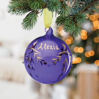 Personalized Birthstone Ornament---February
