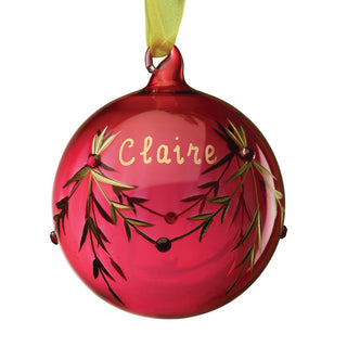 Personalized Birthstone Ornament---July