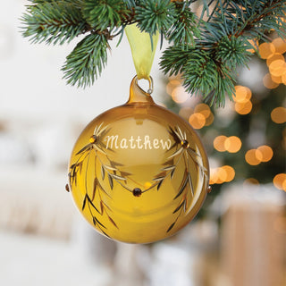 Personalized Birthstone Ornament---November