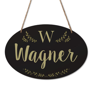 Our Family Personalized Oval Wall Plaque