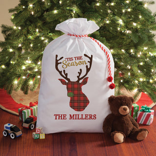 'Tis The Season Personalized Large Santa Sack