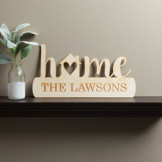 Home Personalized Wood Plaque