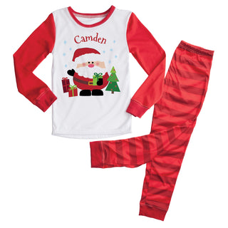 Personalized Red Santa Pajamas