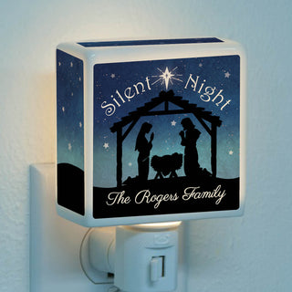 Silent Night Personalized Nightlight