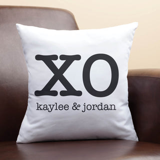 XO Personalized 14" Throw Pillow