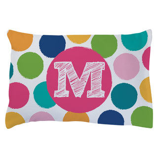 Her Initial Personalized Plush Fleece Pillowcase