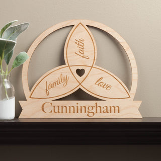 Celtic Circle Personalized Wood Plaque