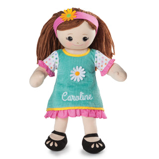 Big Girl Personalized Brunette Doll