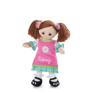Little Girl Personalized Brunette Doll