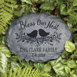 Bless Our Nest Personalized Garden Stone